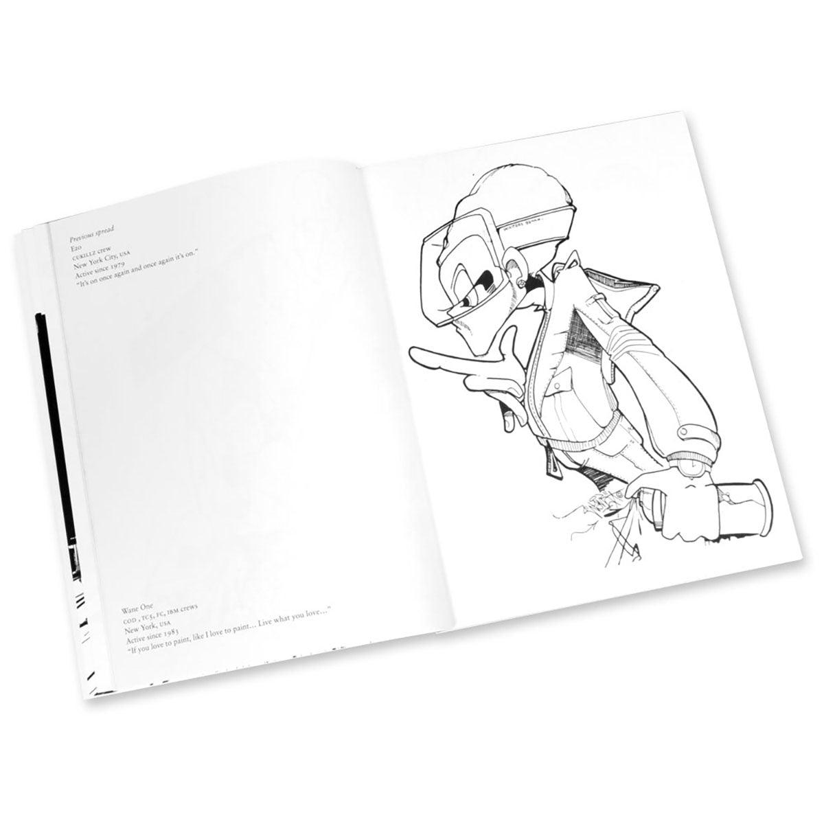 Graffiti Coloring Book #2, Characters