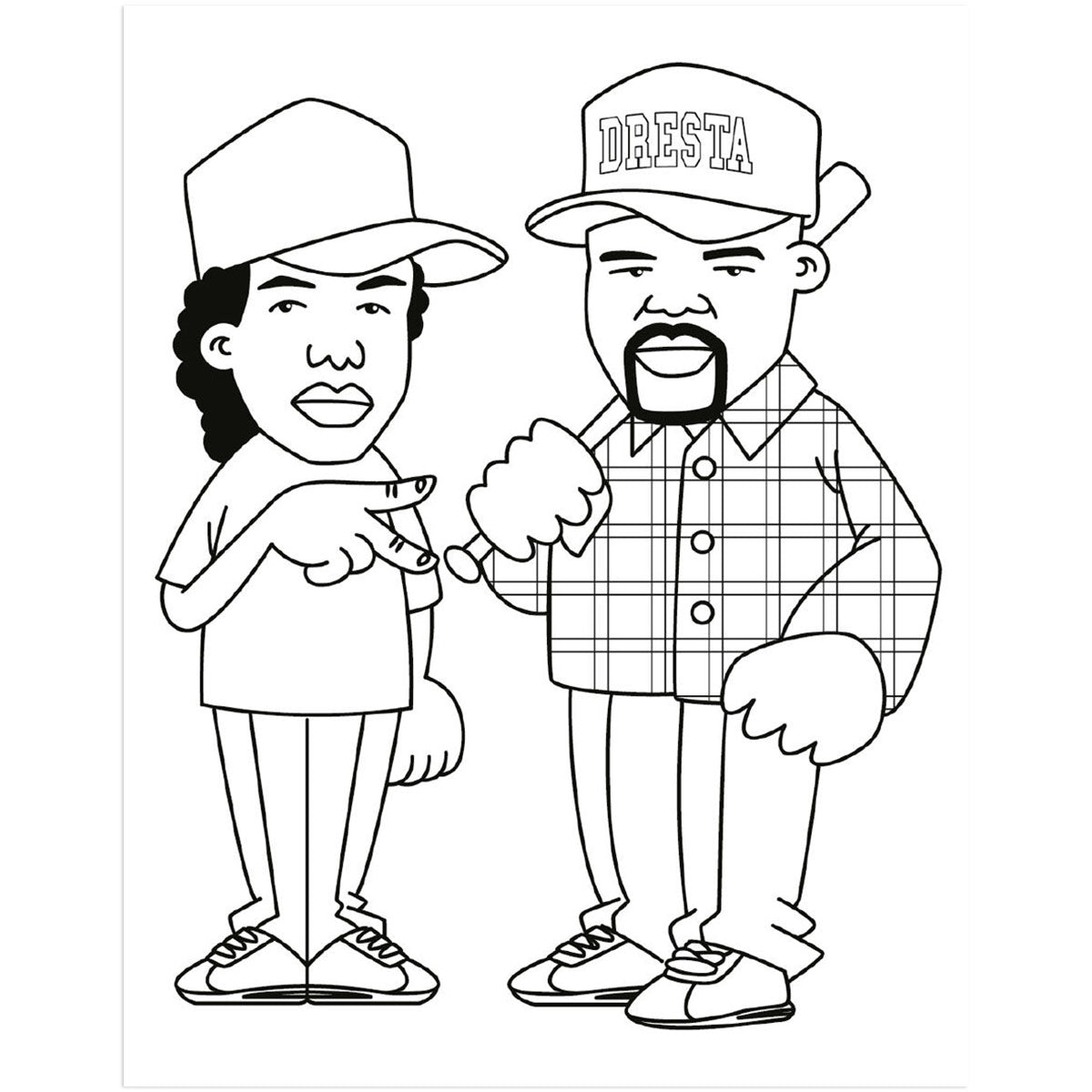 Hip Hop Coloring Book West Coast Edition