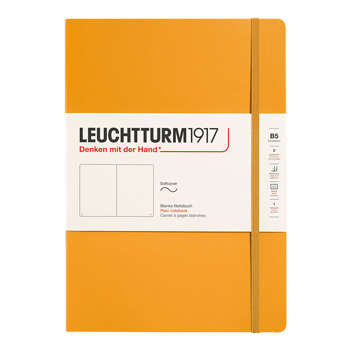 Leuchtturm1917 Notebook B5 Soft Cover, Plain