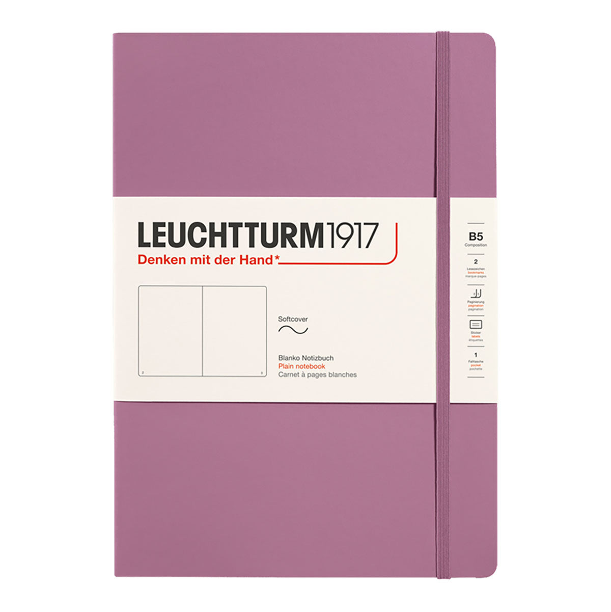 Leuchtturm1917 Notebook B5 Soft Cover, Plain