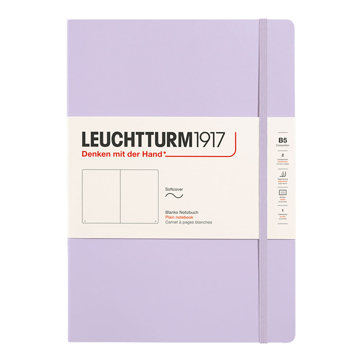 Leuchtturm1917 Notebook B5 Soft Cover, Plain