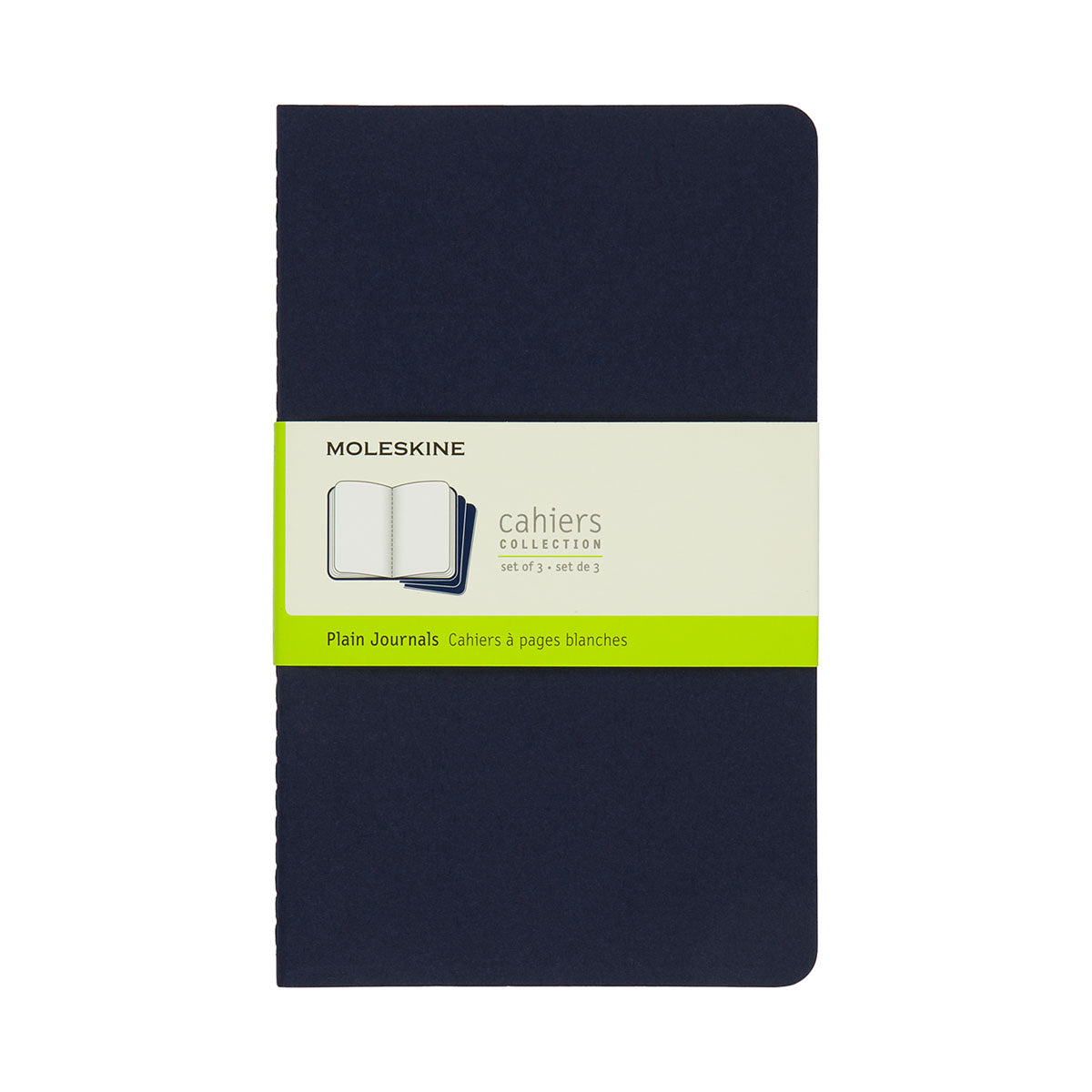 Moleskine Cahier Large Journal Plain Set of 3