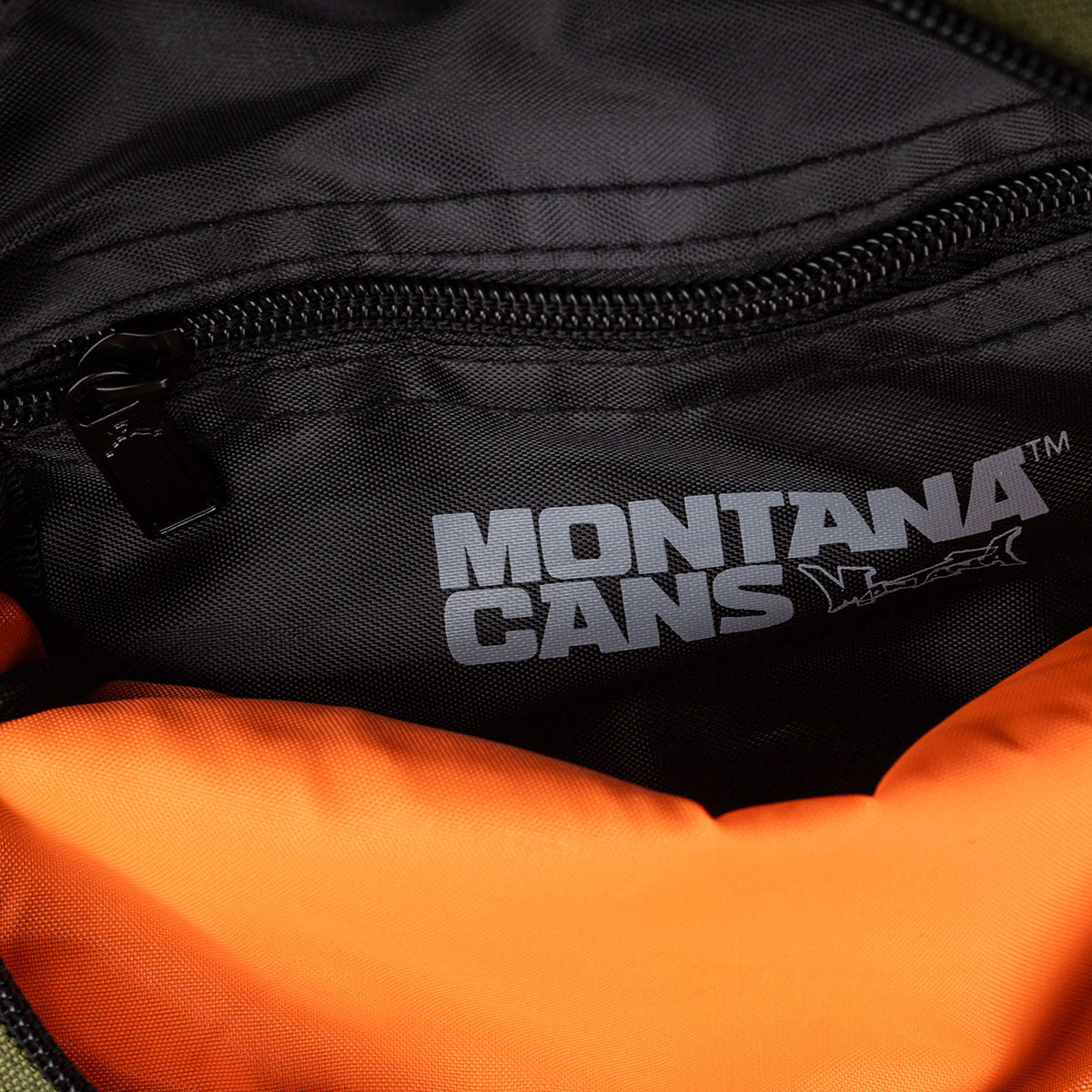 Montana Cans Khaki/Orange Shoulder Bag