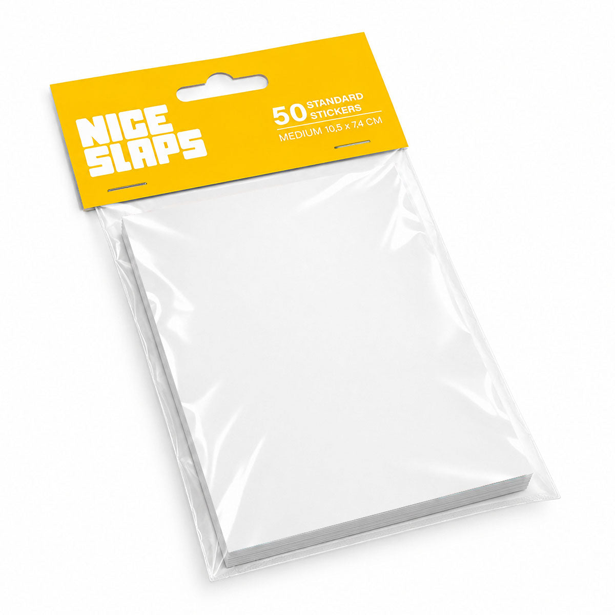 NICE SLAPS Standard Sticker Blanks White, Medium 50pcs - image 3