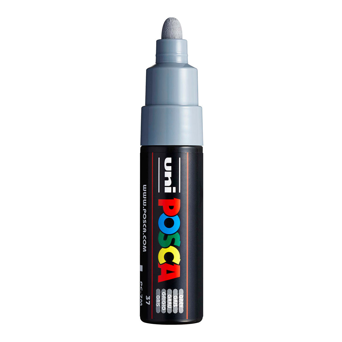 Uni Posca PC-7M Large Round 5 mm paint marker in Grey