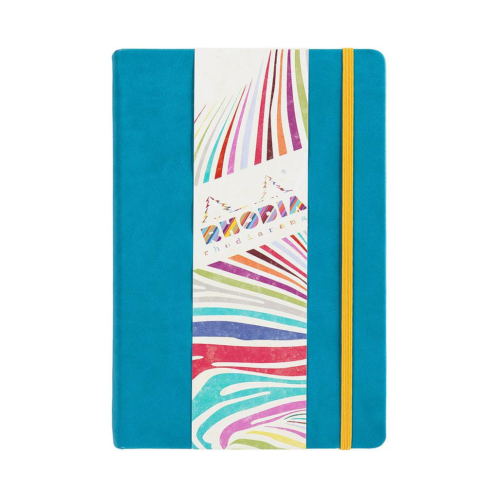 Rhodia Rhodiarama Notebook Hard Cover A5, Ruled - Turquoise