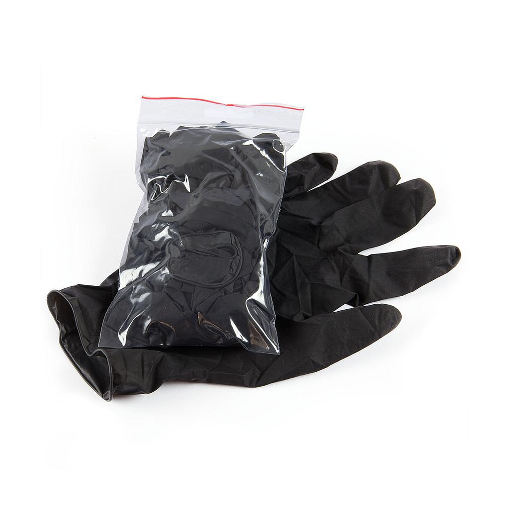 Black Latex Gloves, 10-pack