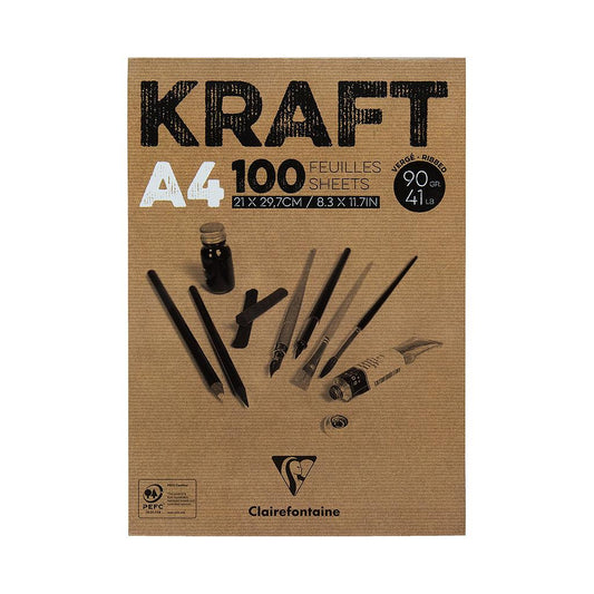 Clairefontaine Brown Kraft A4 Sketch Pad