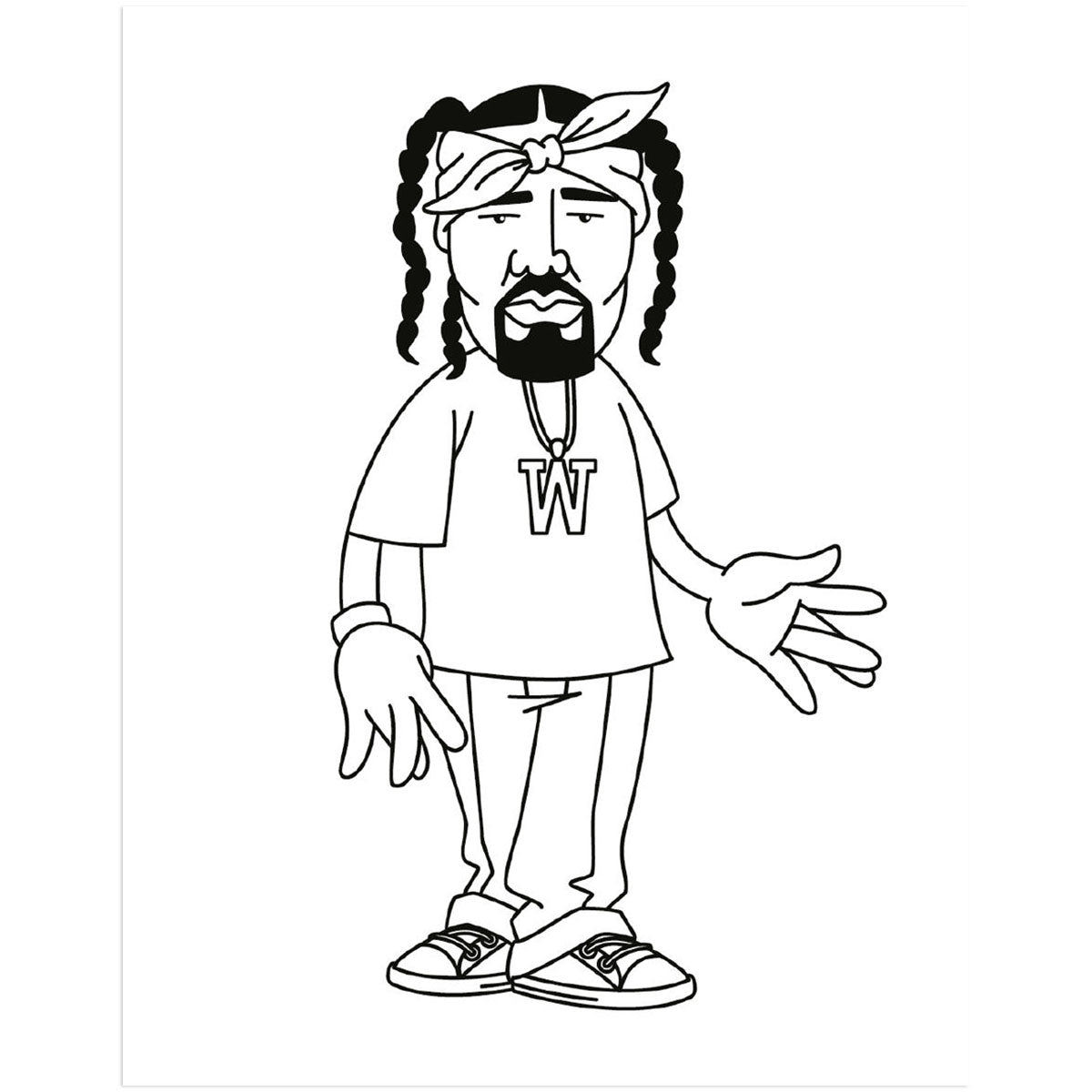 Hip Hop Coloring Book West Coast Edition