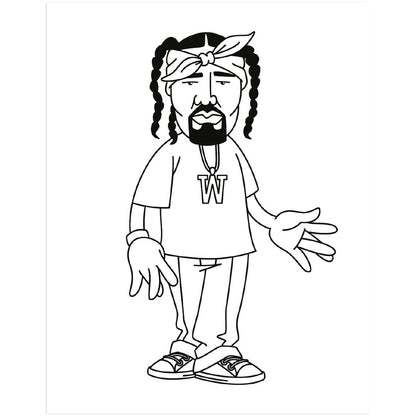 Hip Hop Coloring Book West Coast Edition
