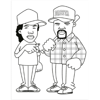 Hip Hop Coloring Book West Coast Edition