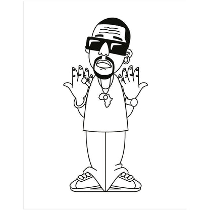 Hip Hop Coloring Book West Coast Edition