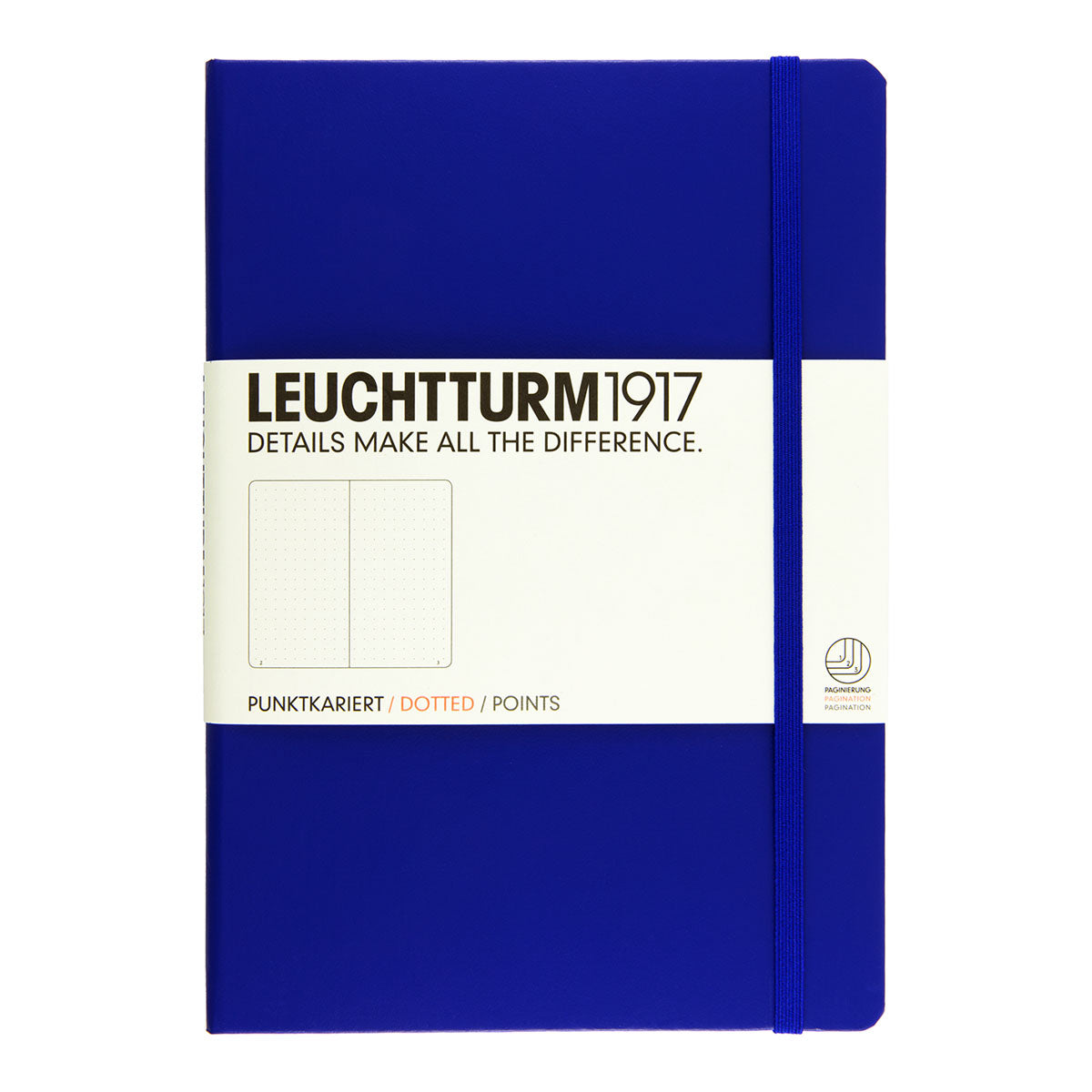 Leuchtturm1917 Notebook A5 Hard Cover, Dotted