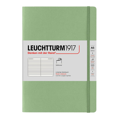 Leuchtturm1917 Notebook A5 Soft Cover, Ruled