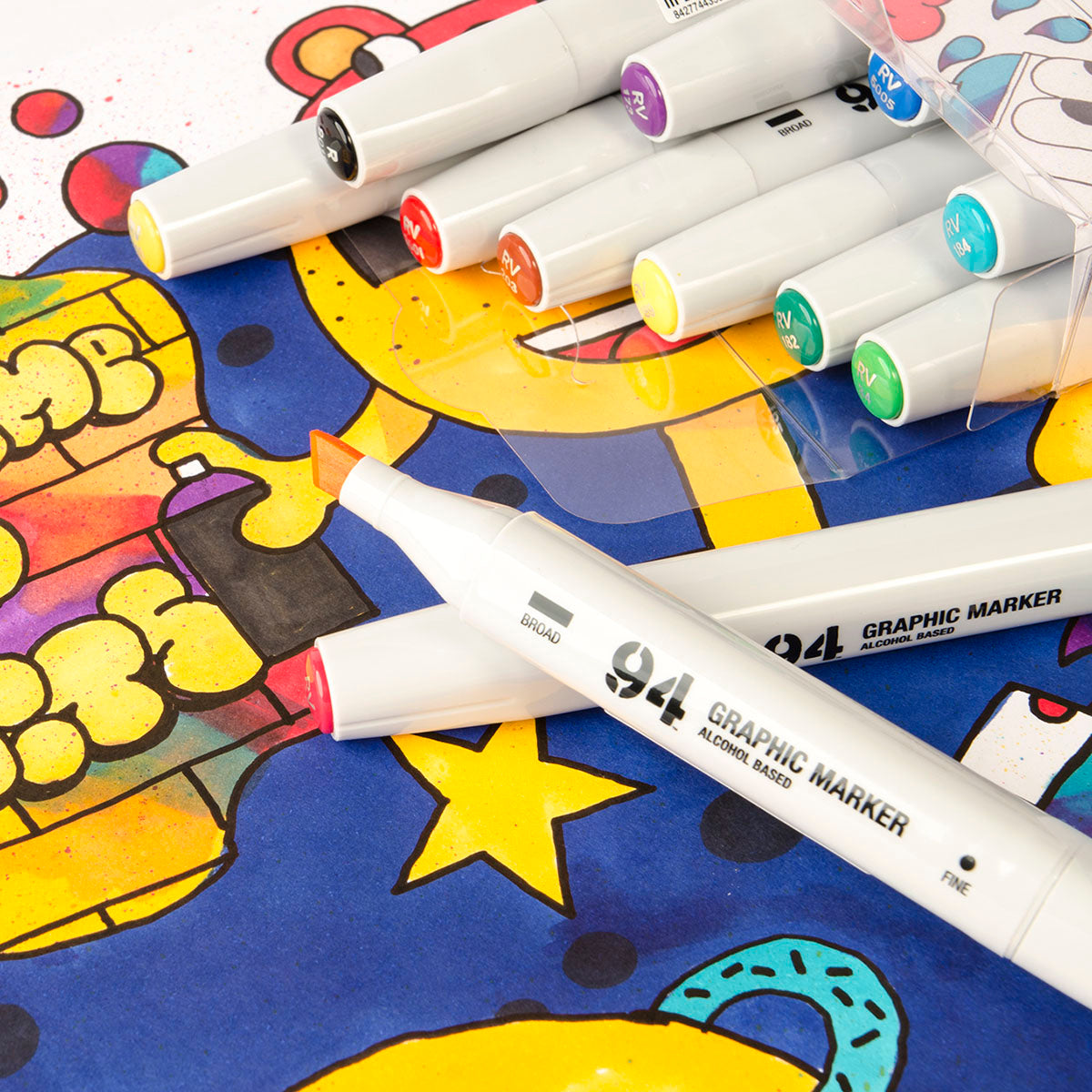 MTN 94 Graphic Marker 36-pack Solid Colors