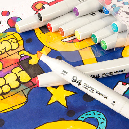 MTN 94 Graphic Marker 36-pack Solid Colors