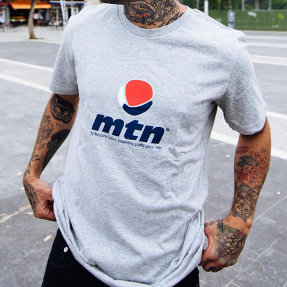 MTN Basic Logo Front Grey Tee