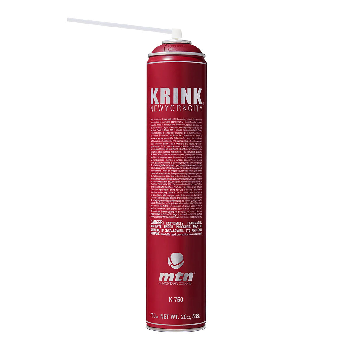 MTN x KRINK K-750 Spray Paint 750 ml, Red