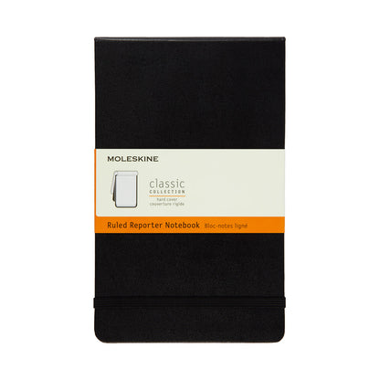 Moleskine Classic Reporter Large Notebook Hard Cover Ruled