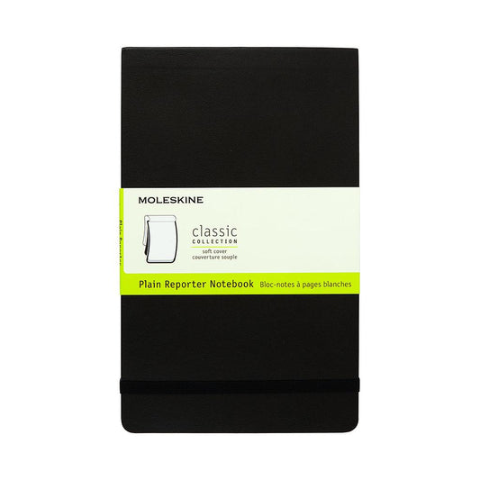 Moleskine Classic Reporter Large Notebook Soft Cover Plain