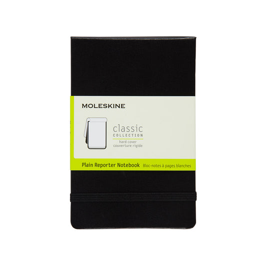 Moleskine Classic Reporter Pocket Notebook Hard Cover Plain