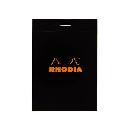 Rhodia Bloc No. 11 Notepad 7.4 x 10.5 cm Black, Squared