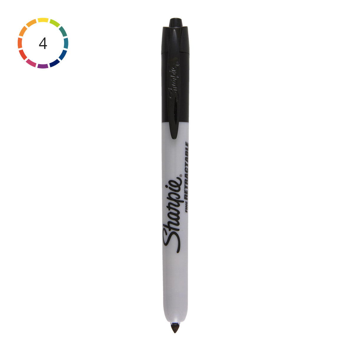 Sharpie Permanent Marker, Fine Point Retractable