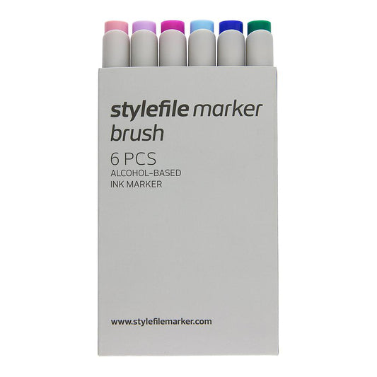 Stylefile Marker Brush Try Out 6set