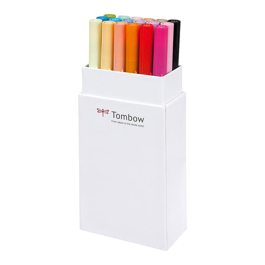 Tombow ABT Dual Brush Pen 18set, Secondary Colors