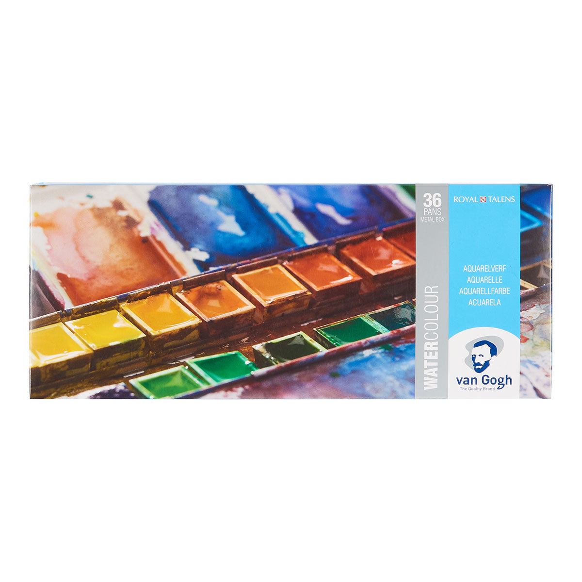 Van Gogh Watercolour Metal Case Half Pans 36 Set