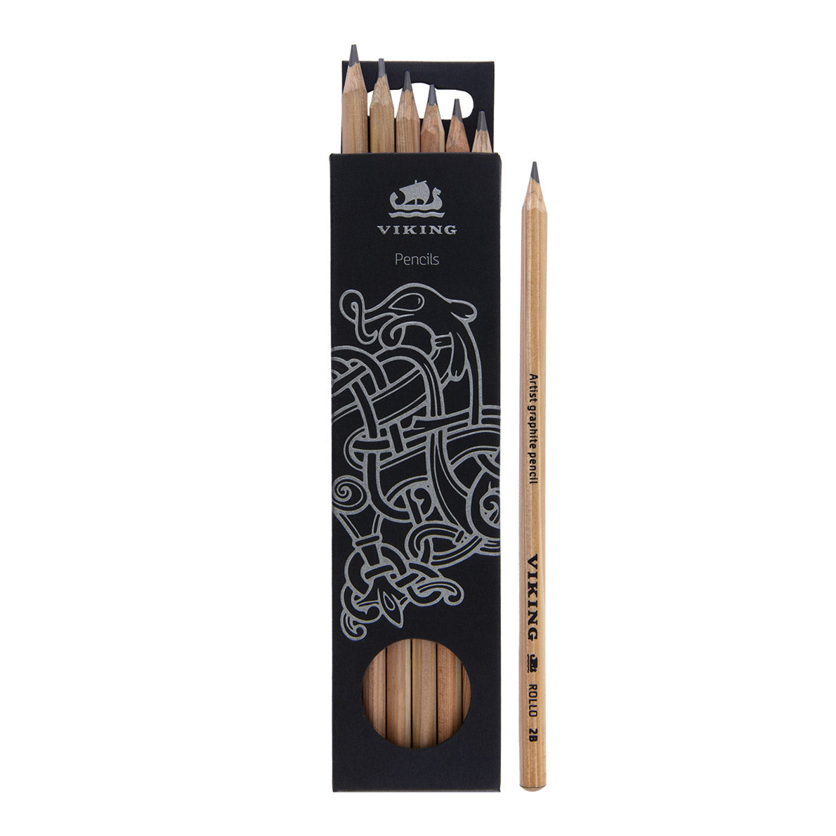 Viking Rollo Artist Graphite Pencil, 12set