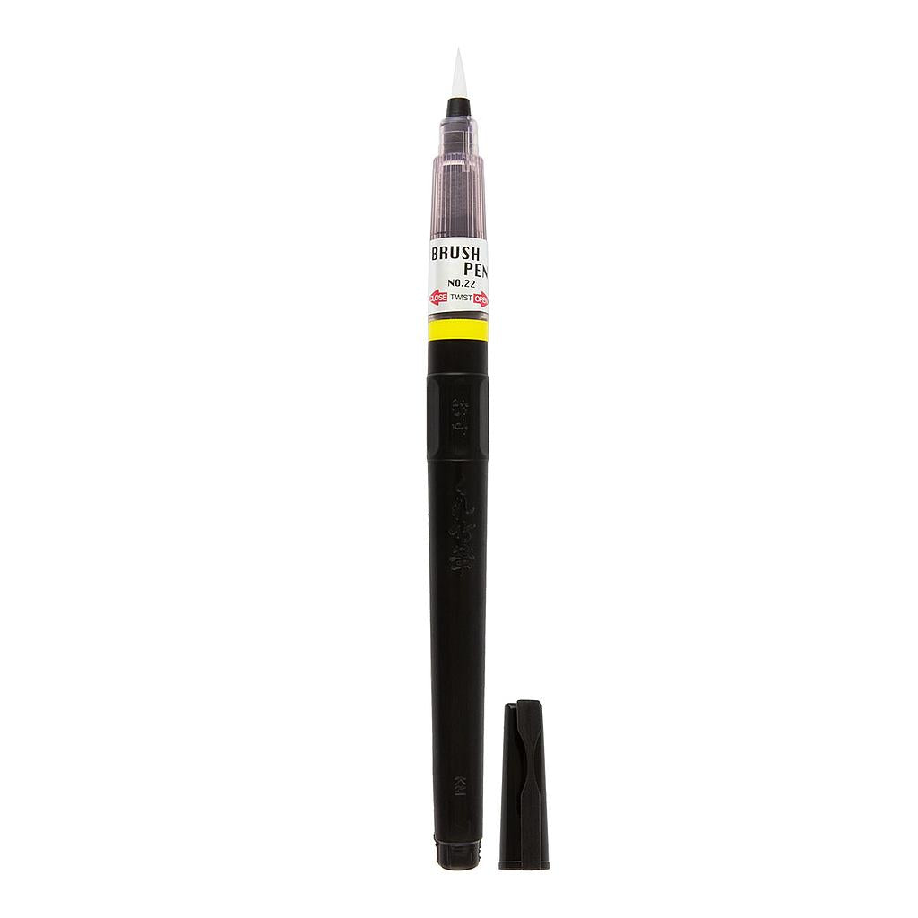 ZIG Kuretake Cartoonist Brush Pen No. 22 Black Medium