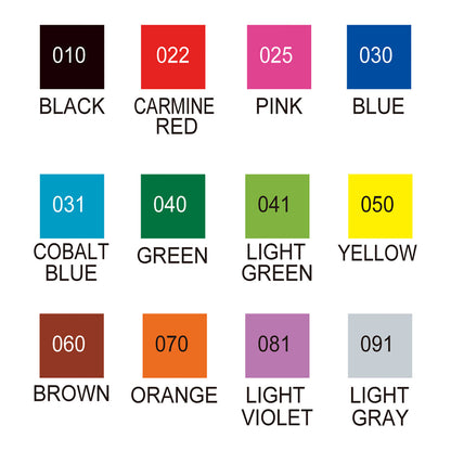 ZIG Kuretake Clean Color Real Brush Pen 12 Set
