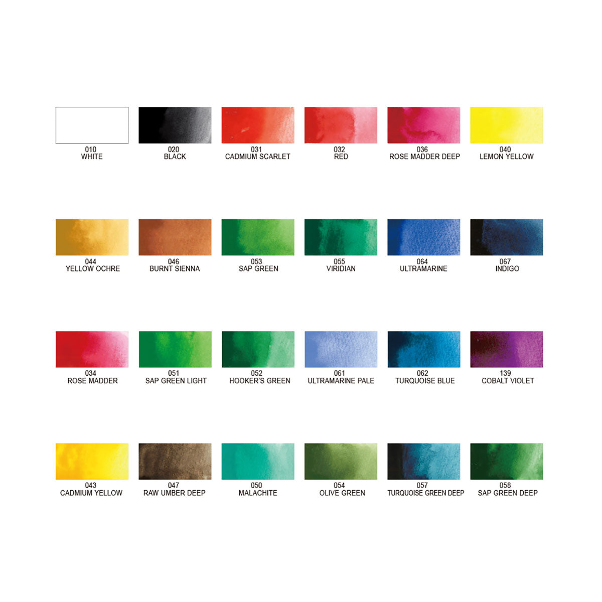 ZIG Kuretake Gansai Tambi Watercolor 24 set