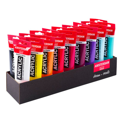 Amsterdam Standard Acrylic Paint 120 ml 18 Set Value Pack