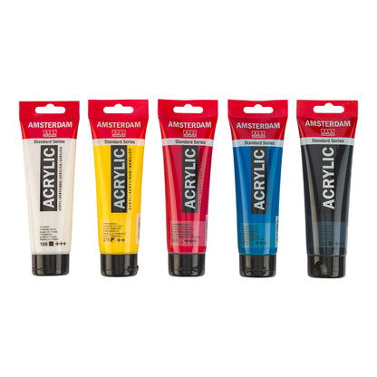 Amsterdam Standard Acrylic Paint 120 ml 5 Set Primary