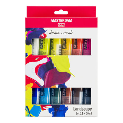 Amsterdam Standard Acrylic Paint 20 ml 6 Set Landscape