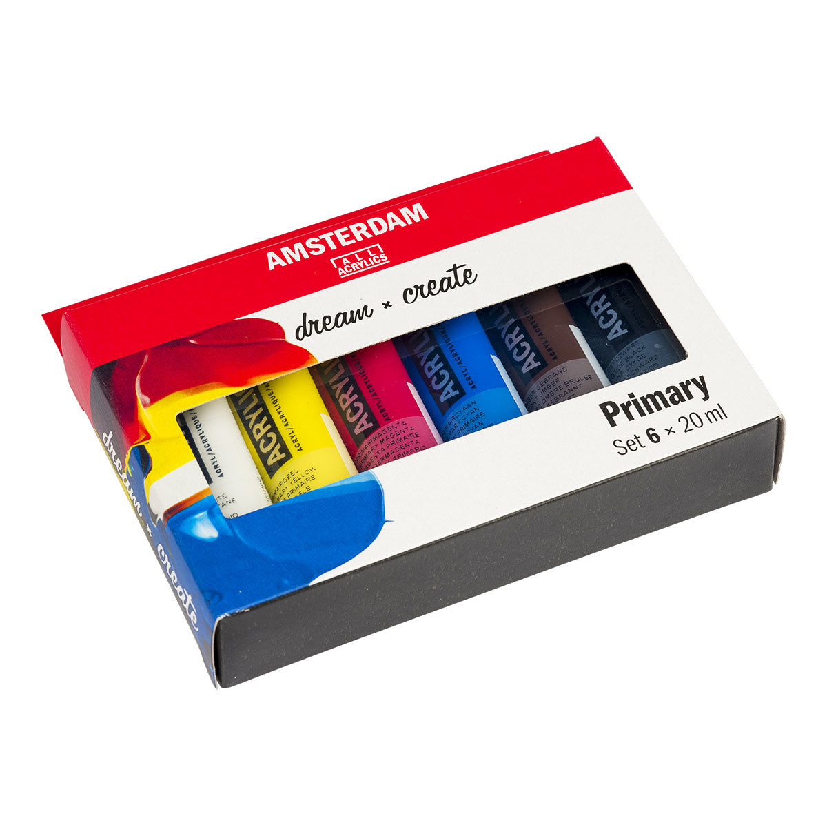 Amsterdam Standard Acrylic Paint 20 ml 6 Set Primary