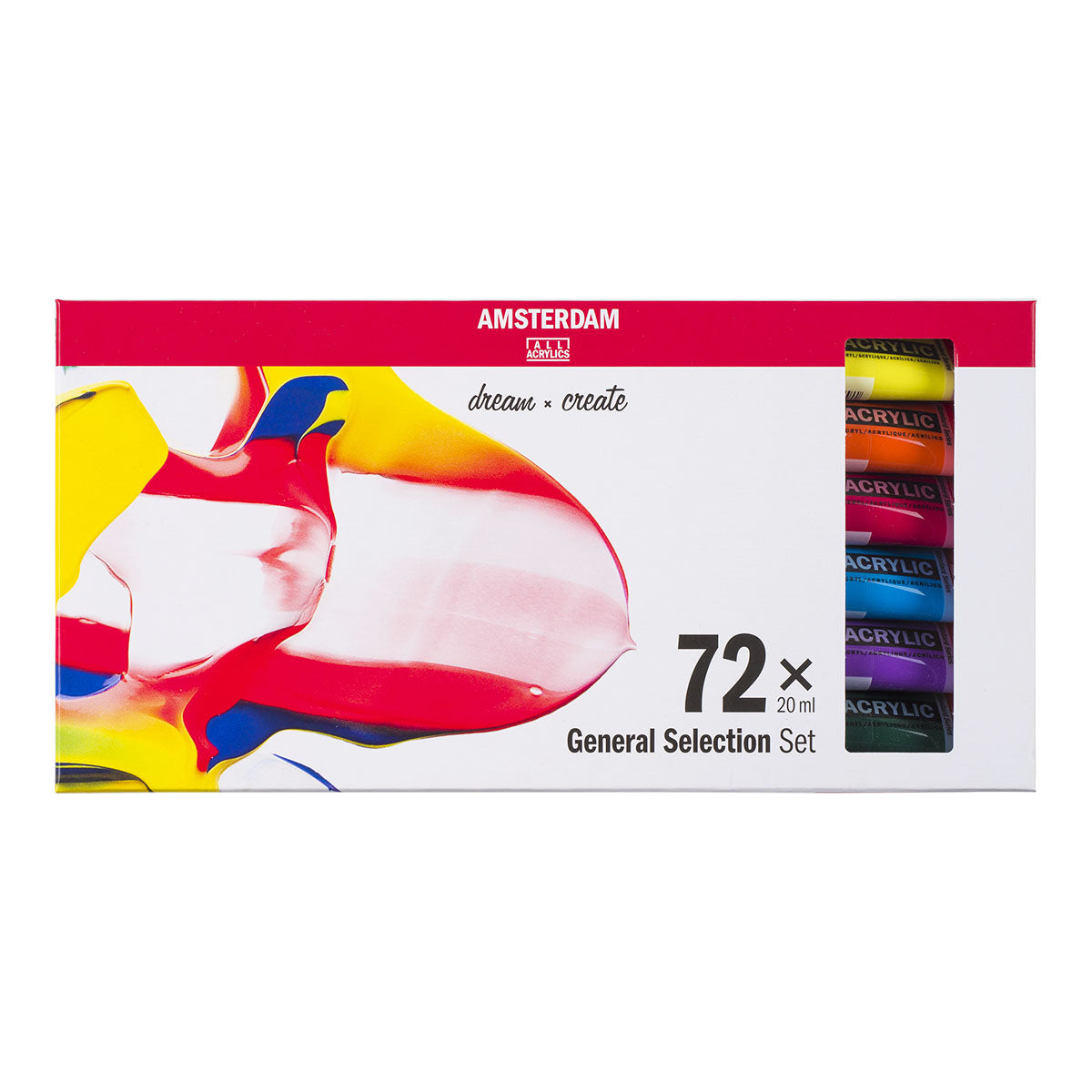 Amsterdam Standard Acrylic Paint 20 ml 72 Set General Selection