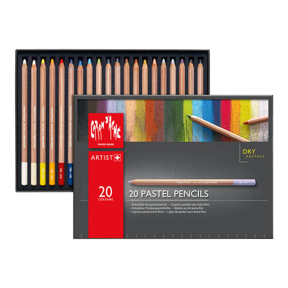 Caran d'Ache Pastel Coloured Pencils 20 Set