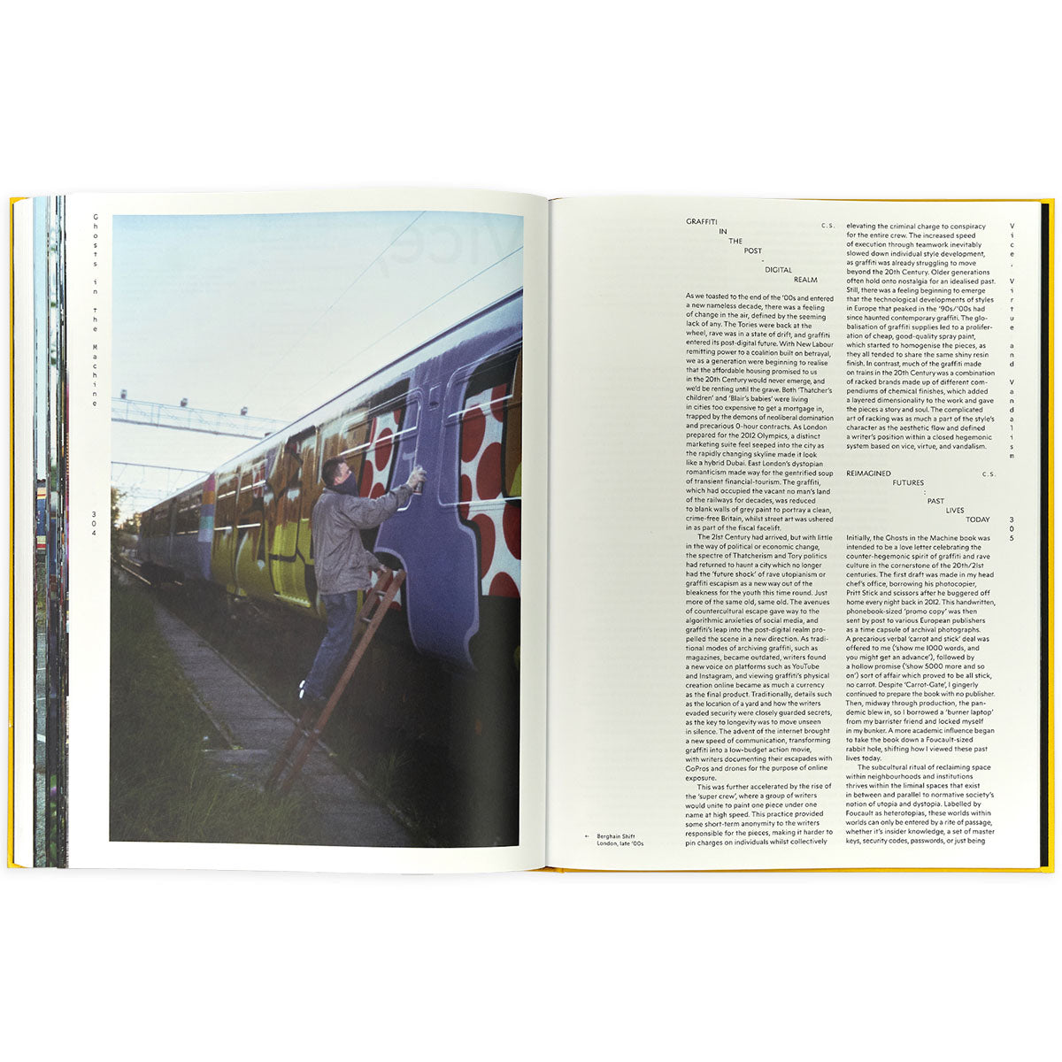 Ghosts In The Machine: The Hauntology of Graﬃti and Rave Culture