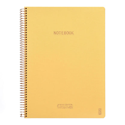 Kozo Premium A4 Notebook Ruled 160 Pages