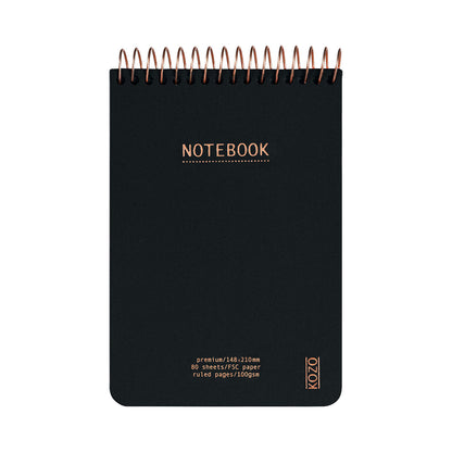 Kozo Premium A6 Notebook Ruled 160 Pages