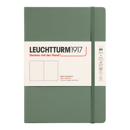 Leuchtturm1917 Notebook A5 Hard Cover, Plain