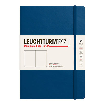 Leuchtturm1917 Notebook A5 Hard Cover, Plain