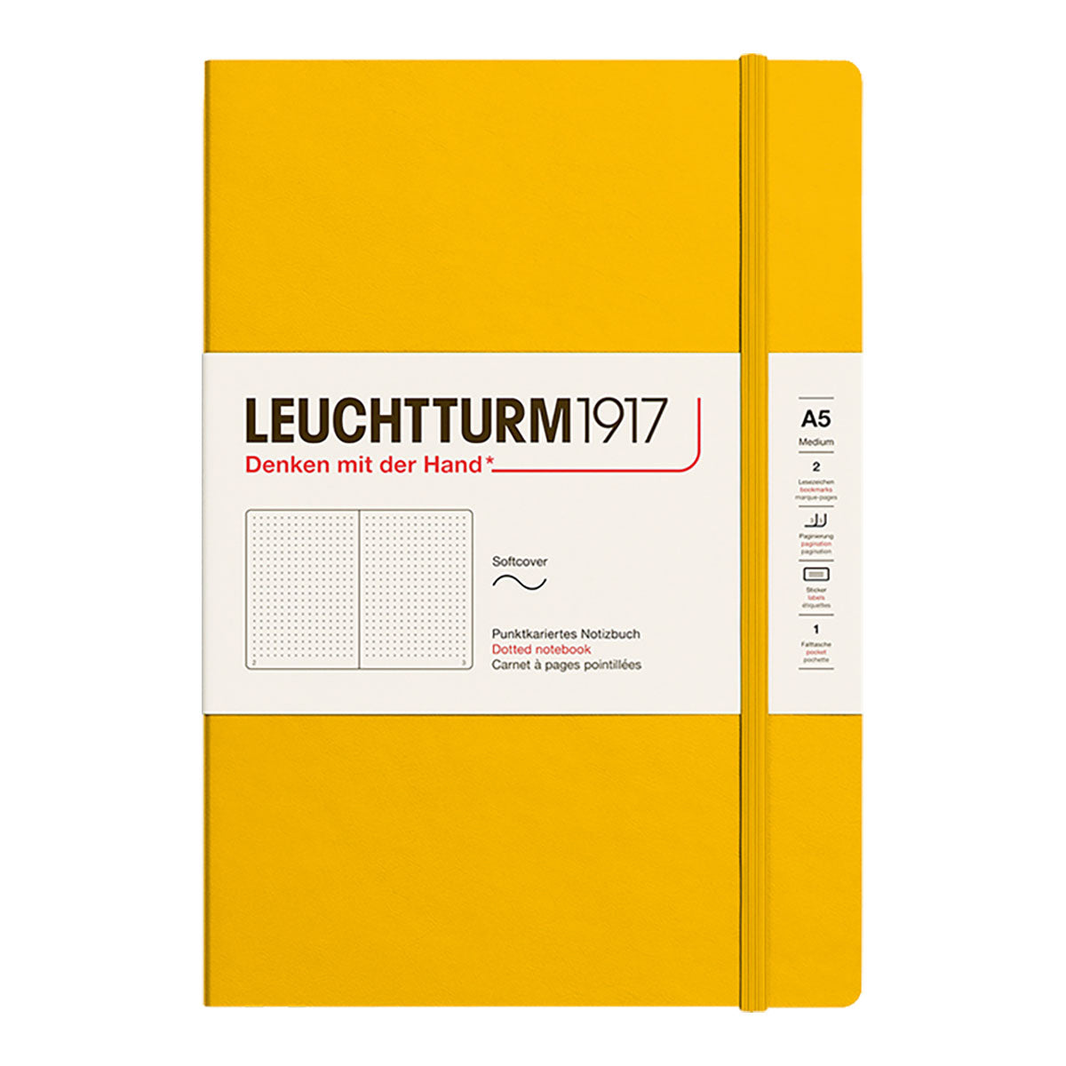 Leuchtturm1917 Notebook A5 Soft Cover, Dotted