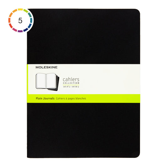 Moleskine Cahier X-Large Journal Plain Set of 3