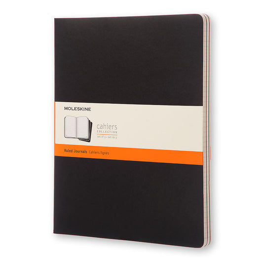 Moleskine Cahier XX-Large Journal Ruled Set of 3