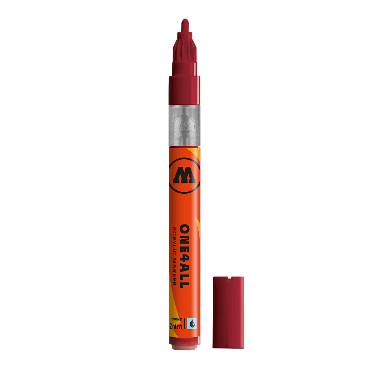 Molotow ONE4ALL 127HS Marker, 2 mm - 086 Burgundy Red