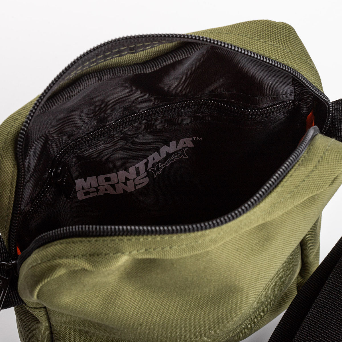Montana Cans Khaki/Orange Shoulder Bag